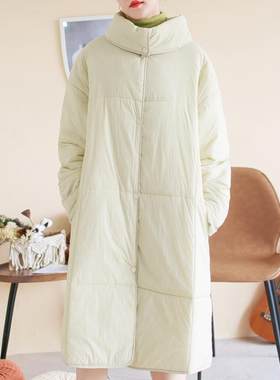 胖妹妹2025冬装多功能过膝长款防风棉服大码休闲