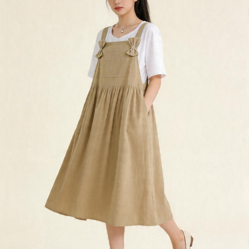 胖妹妹夏季大码学院风A字连衣裙