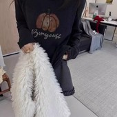 年底清仓 T恤打底衫 福利不退换 one26155长绒棉南瓜图案长袖