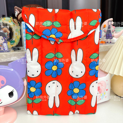 卡通兔子印花平板ipad收纳包笔记本13寸电脑包内胆保护套