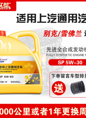 适配上汽通用别克雪佛兰凯越科鲁兹科沃兹乐驰英朗专用全合成机油