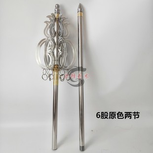 送包不锈钢禅杖锡杖唐僧兵器用品三圣地藏王兵器武术器械影视道具