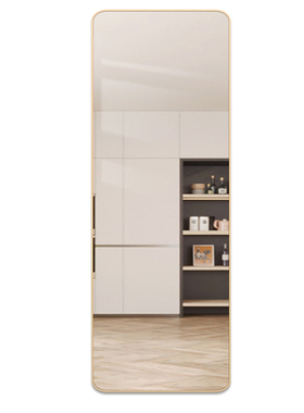 磁吸全身镜冰箱侧面隐藏式免打孔穿衣镜入户门粘贴玻璃隐形镜子