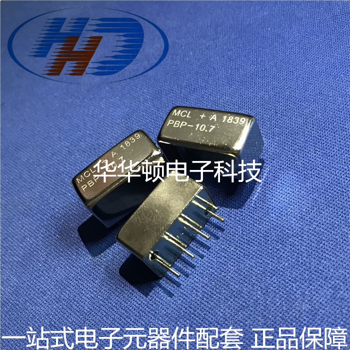 全新PBP-10.7+ 9.5to11.5MHz Mini-Circuits 50Ω直插带通滤波器-封面