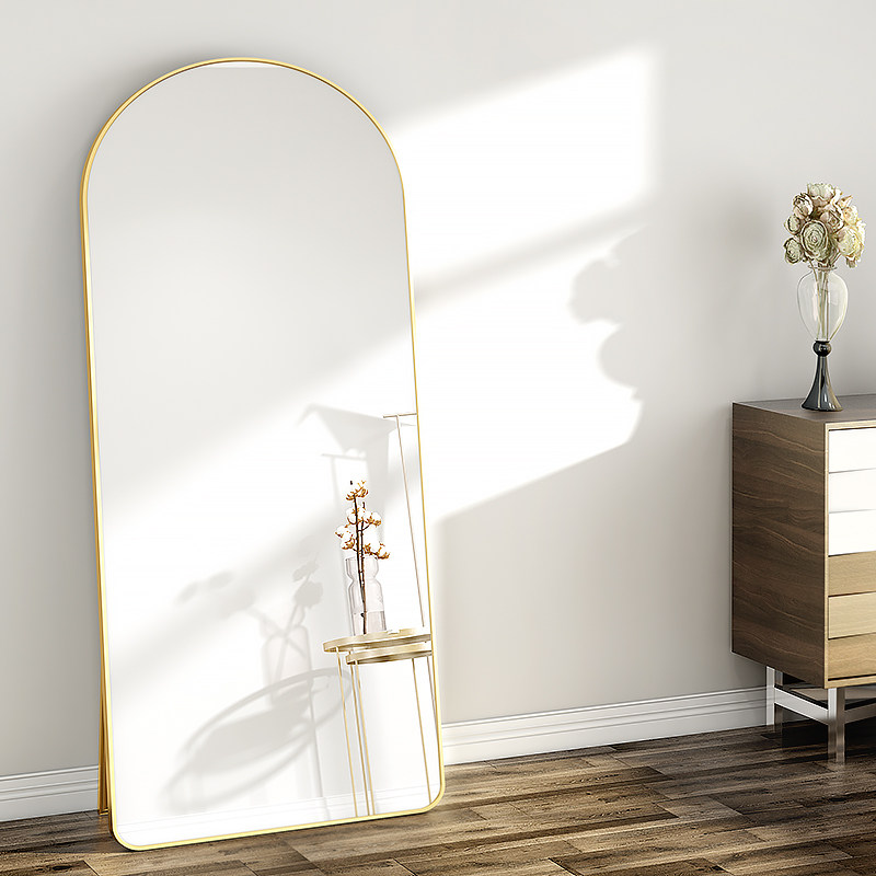 輕奢落地鏡ins少女臥室全身鏡網紅服裝店鏡子顯瘦試衣穿衣鏡顯高在類目 住宅傢俱, 鏡子類, 穿衣鏡中 - 來自Buy2taobao.com提供專業的淘寶代購服務