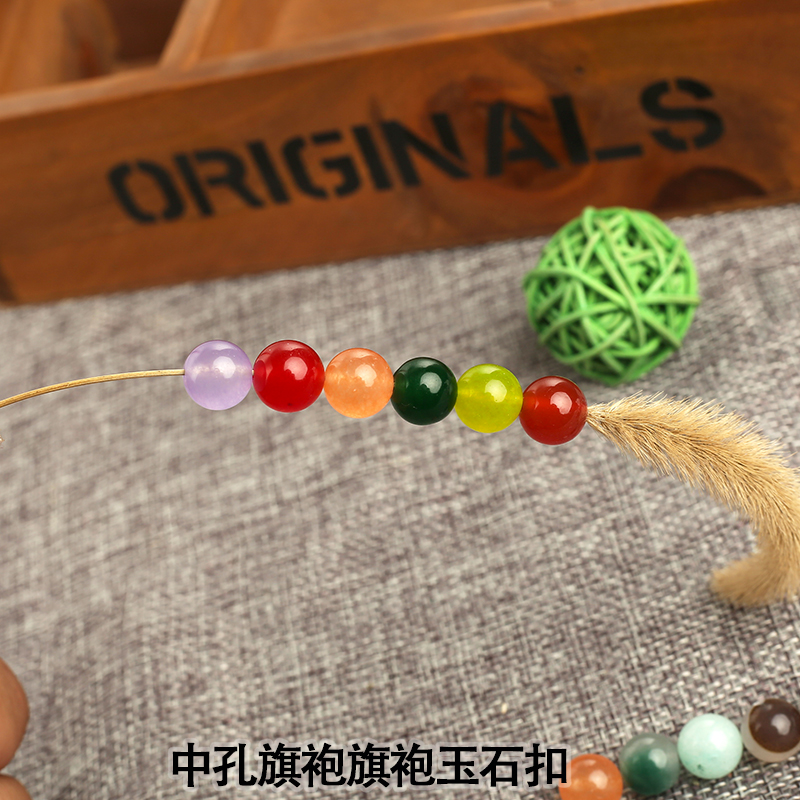 旗袍玉扣石头材质寓意好