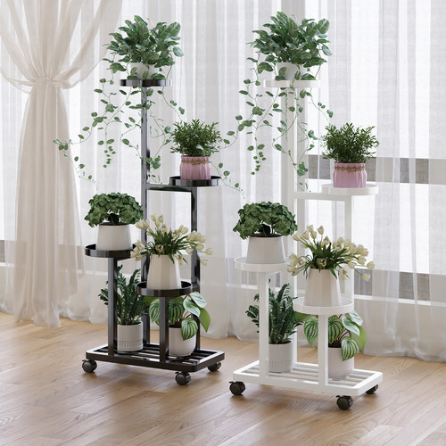 室内花架置物架阳台落地式花盆架