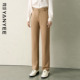 女2025新款 显瘦休闲长裤 冬季 通勤高腰修身 时尚 颜域气质百搭直筒裤