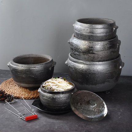 明火干烧不裂土陶瓷炖豆腐酥鱼砂锅面米线锅涮煮麻辣烫土豆粉砂锅