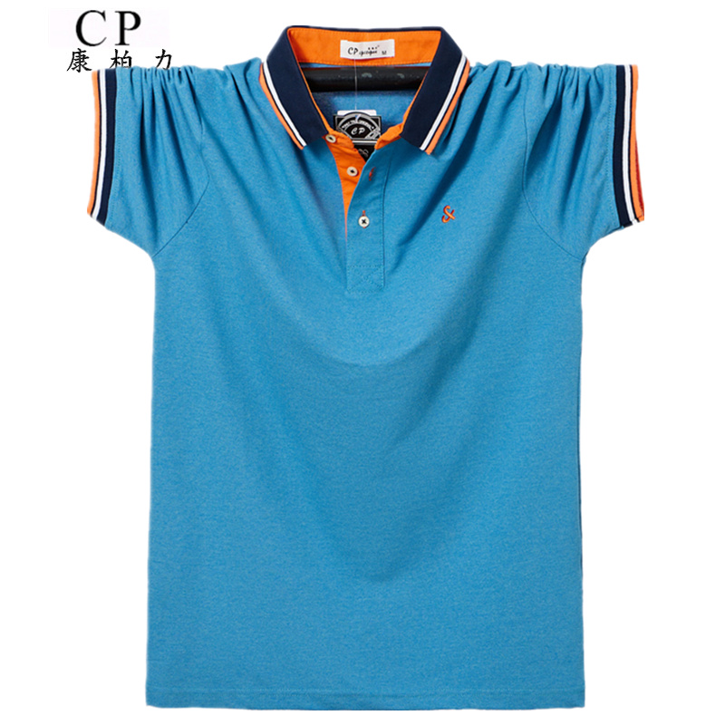 大码Polo衫加肥加大宽松纯棉短袖