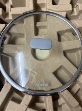 全新正品苏泊尔原厂炒锅玻璃锅盖不锈钢圈可视32cm适合32cm内径锅