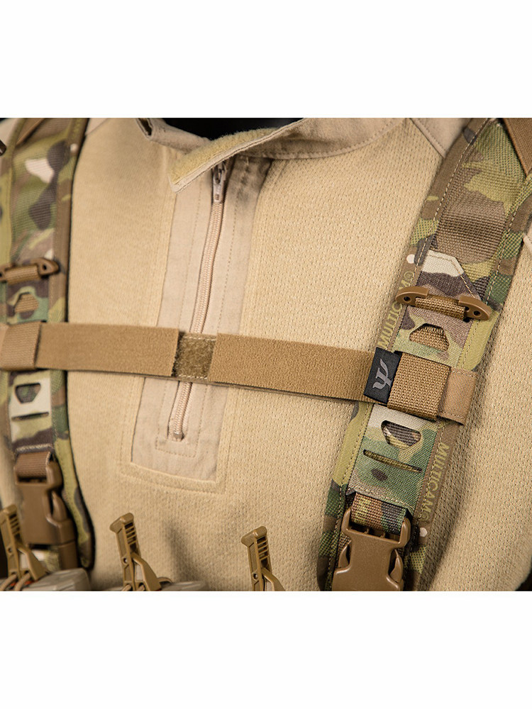 [PSIGEAR OFFICIAL STORE] MPCS MOTORIZED CHEST BAG STRAP ADJUSTMENT STRAP CHEST STRAP ANTI-SLIP STRAP GREY LABEL