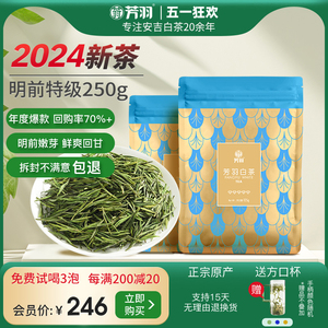 芳羽2024明前特级安吉白茶250g