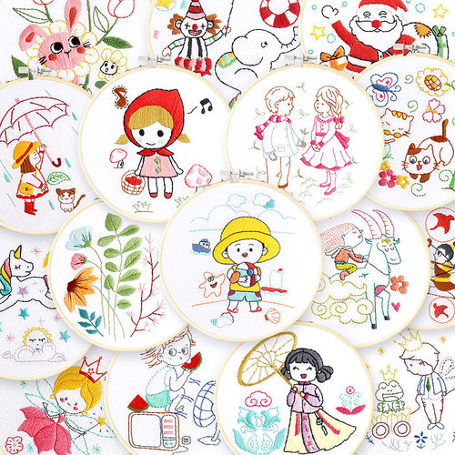 发扬传统手工艺儿童刺绣送绣绷