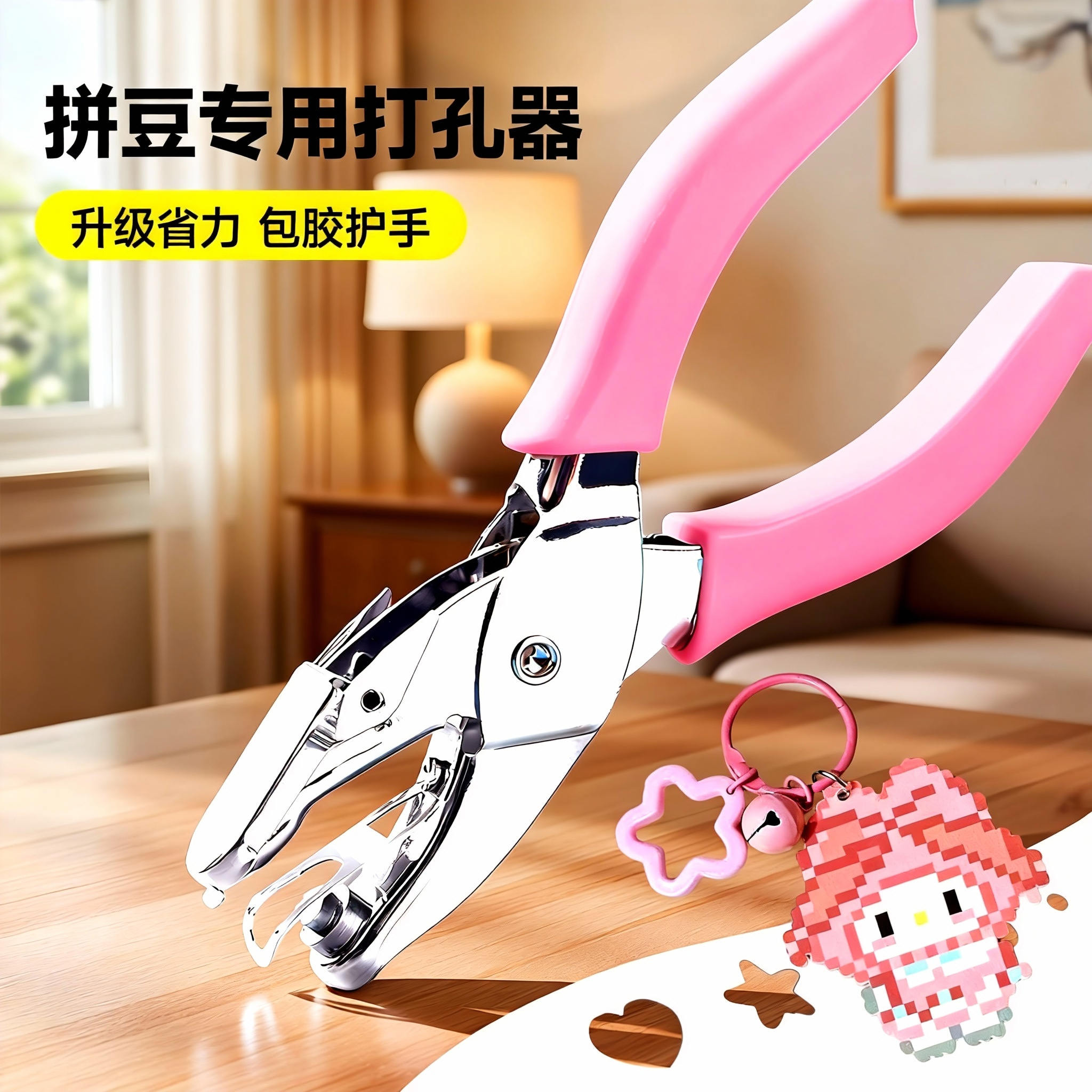 柏伦斯单孔拼豆打孔器手工活页本小型机3mm1.5mm小孔学生专用纸张,玩具/童车/益智/积木/模型,拼豆/拼豆工具,淘宝优惠券,粉丝福利购,淘宝优惠卷