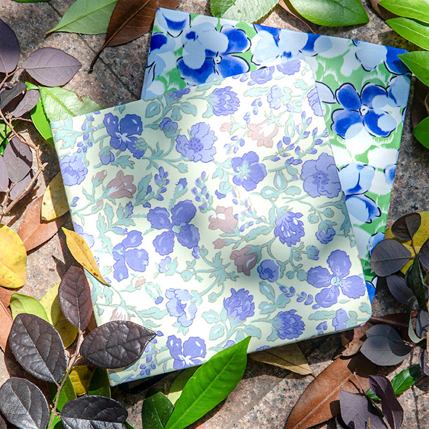 遵爵全棉水彩本300g风琴本折叠布艺手帐本细纹小巧便携式水彩纸