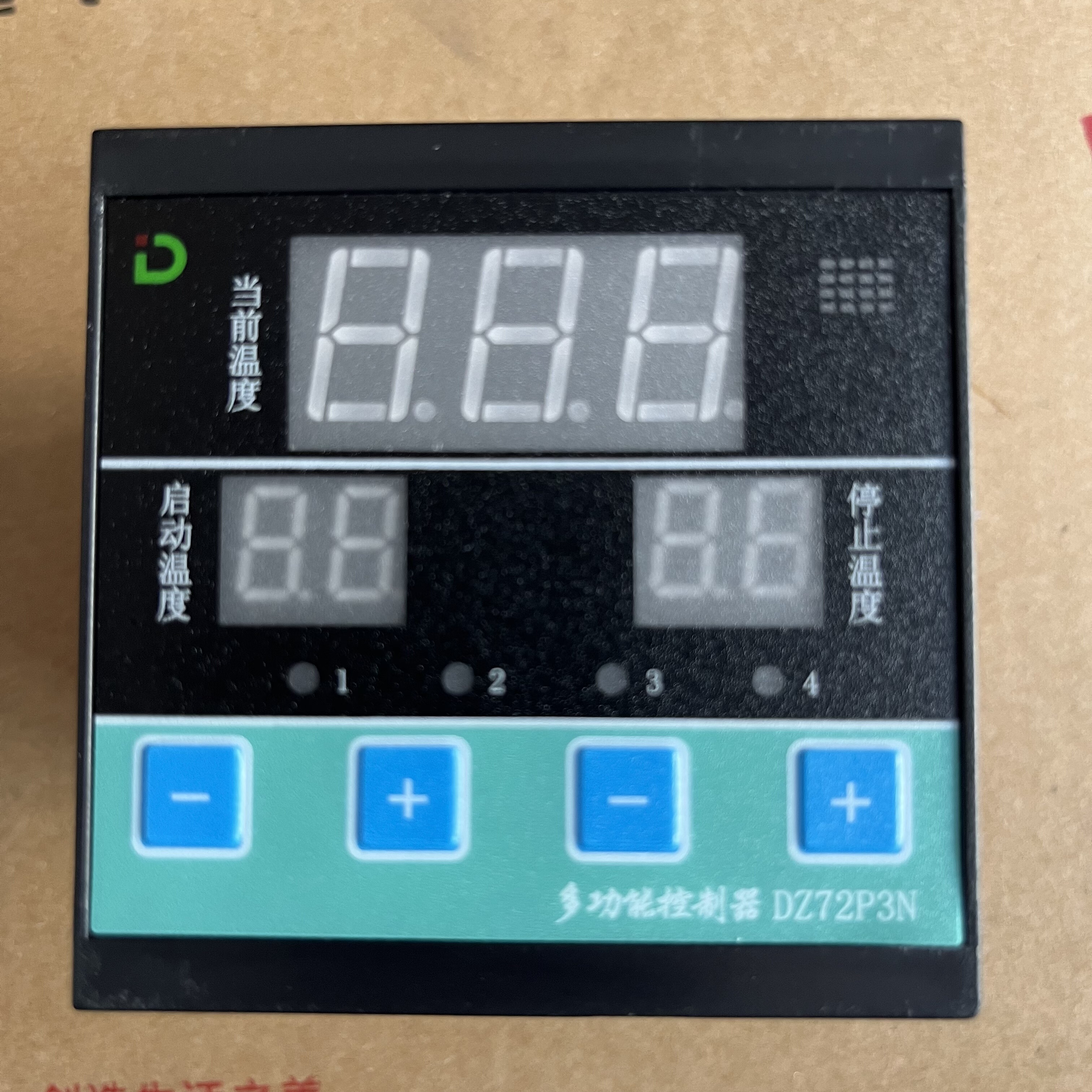 电暖风机配件DZ72P3温控器开关控制器智能数显温度仪表多功能温控