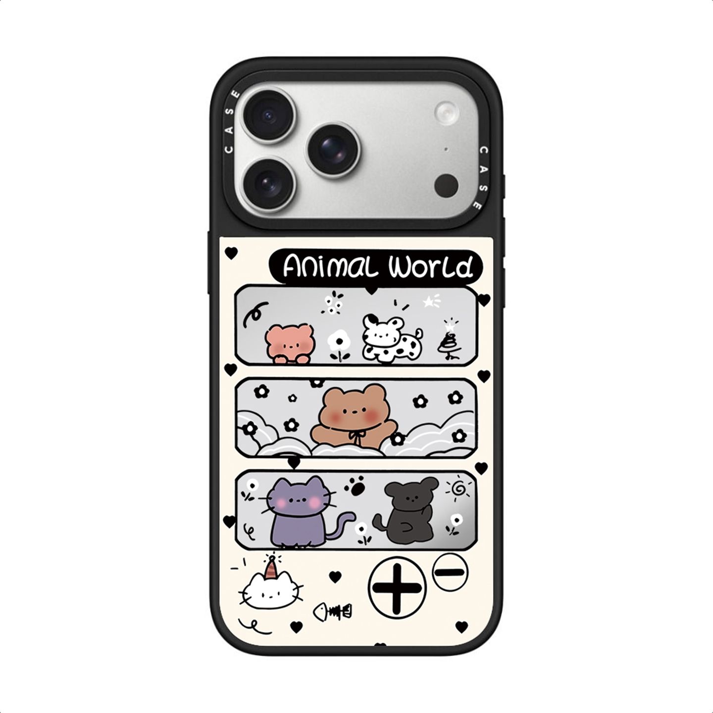 联名小熊猫咪播放器苹果17promax壳适用iPhone16pro磁吸15Plus可爱14卡通13情侣17AIR防摔12保护套女