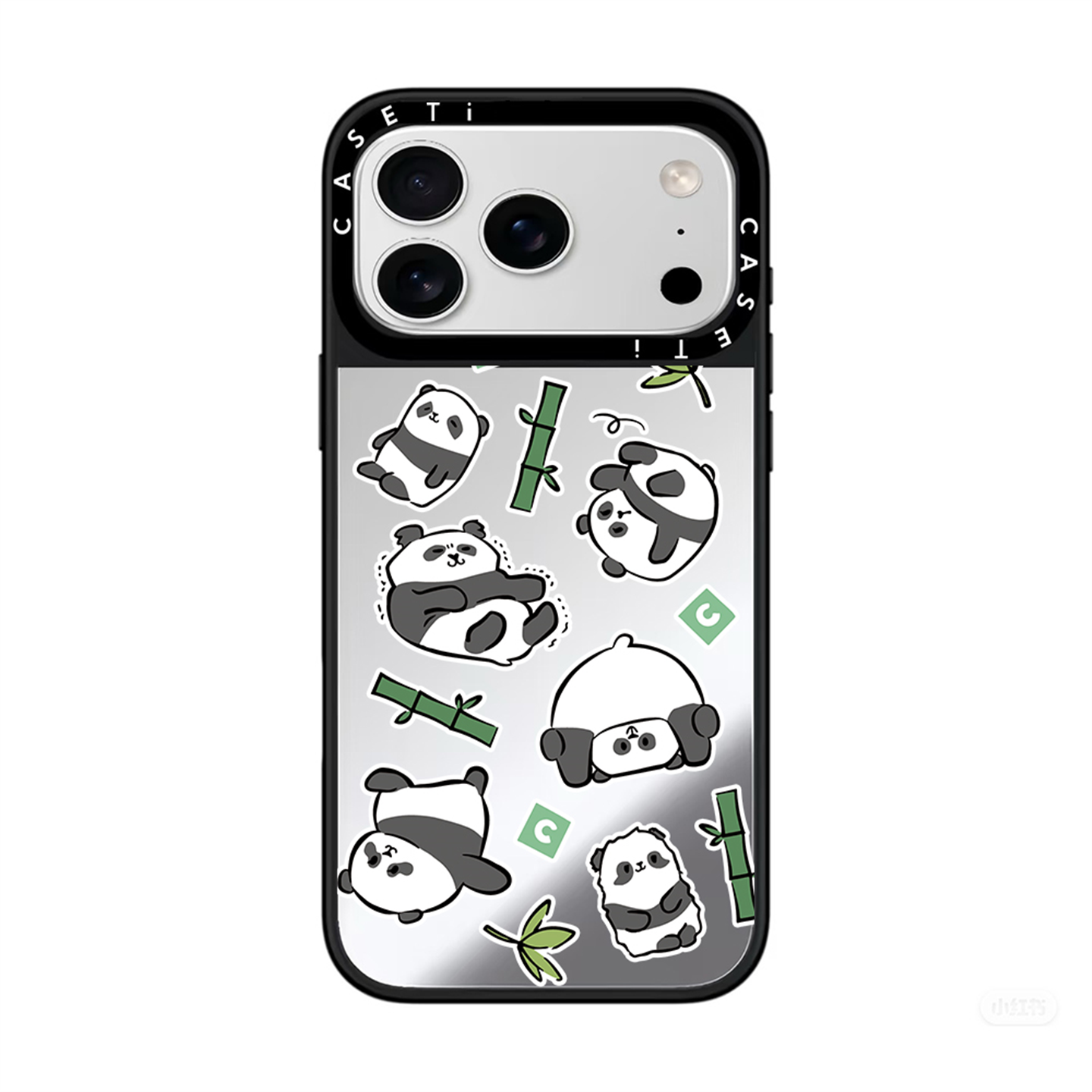 海洋公园熊猫适用于苹果17promax手机壳/iphone16promax/15pro/14plus/13p/12p套case磁吸手机壳手链