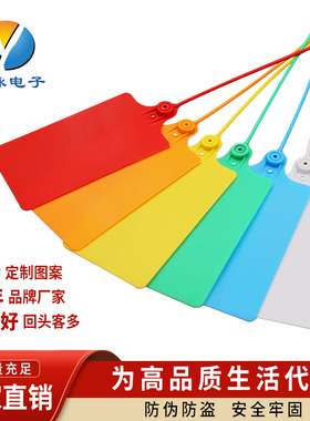 大号标牌扎带塑料封条物流挂签标签标识封签扎带吊牌写字记号250D
