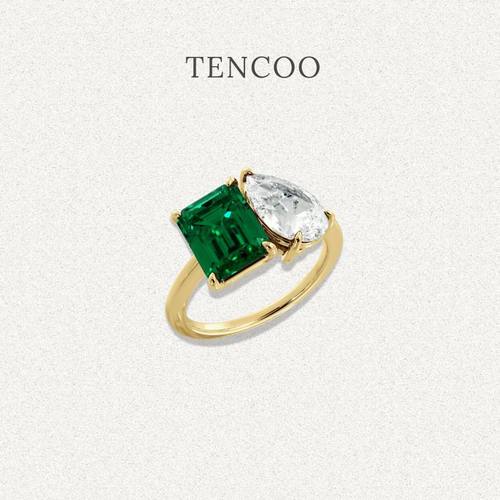 TENCOO定制ToietMoi双石戒指