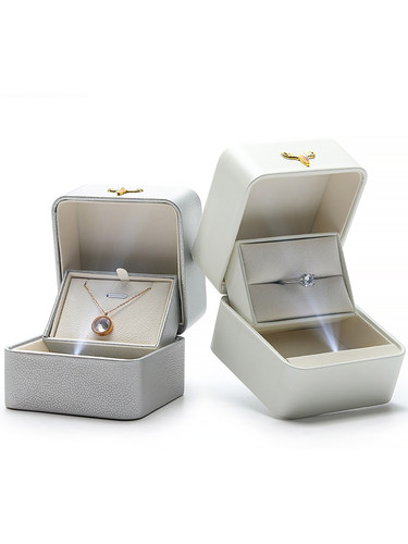 求婚吊坠项链饰品珠宝戒指盒