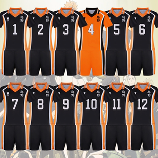 排球少年cos服乌野高校日向翔阳影山飞雄夏季短袖队服月岛萤现货