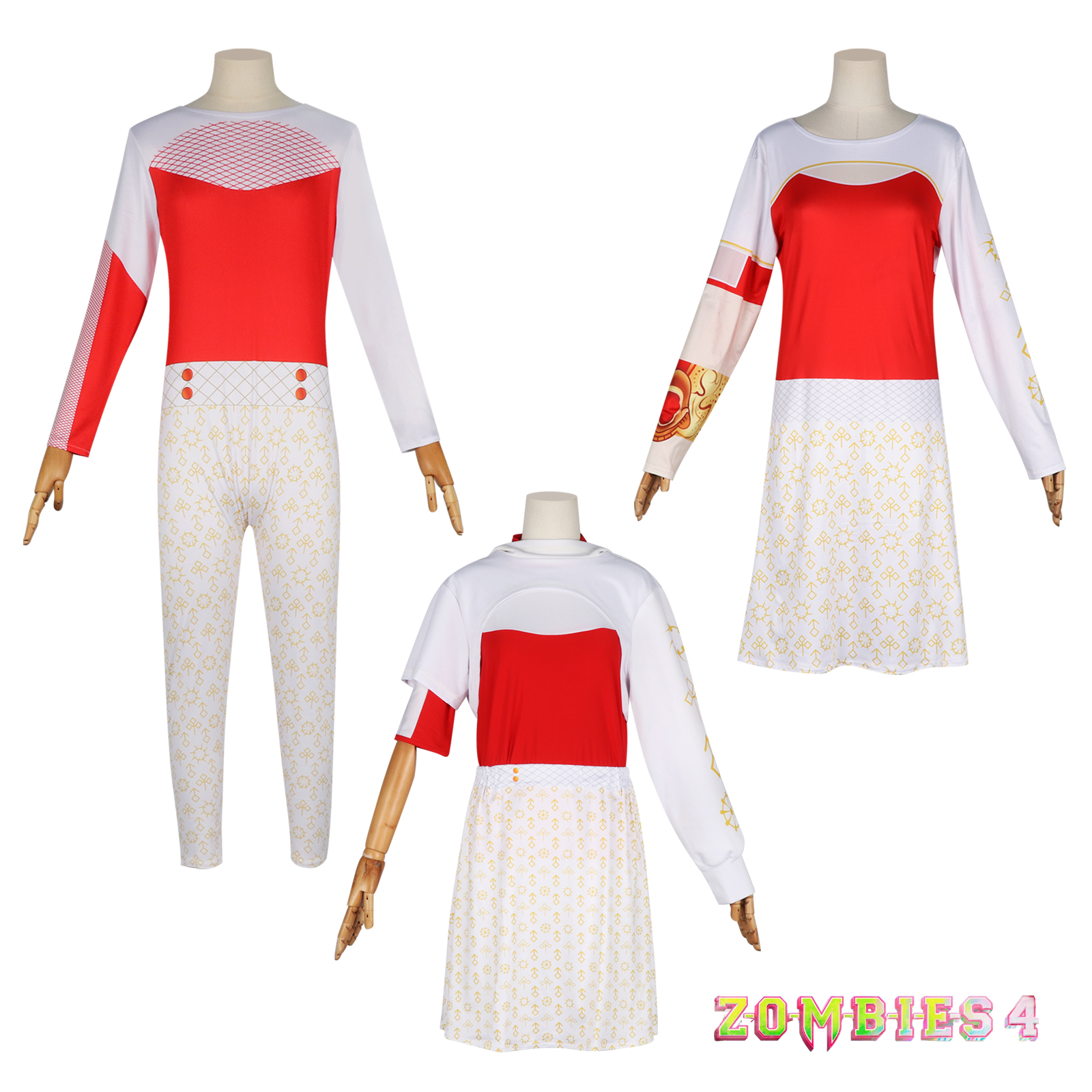 梦之海 美剧僵尸高校4cos服万圣节角色扮演裙子跨境舞台表演服饰