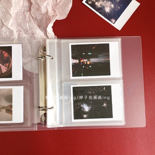 拍立得相册插页式4寸5寸6寸相纸收纳册活页迷你小3寸照片收纳本