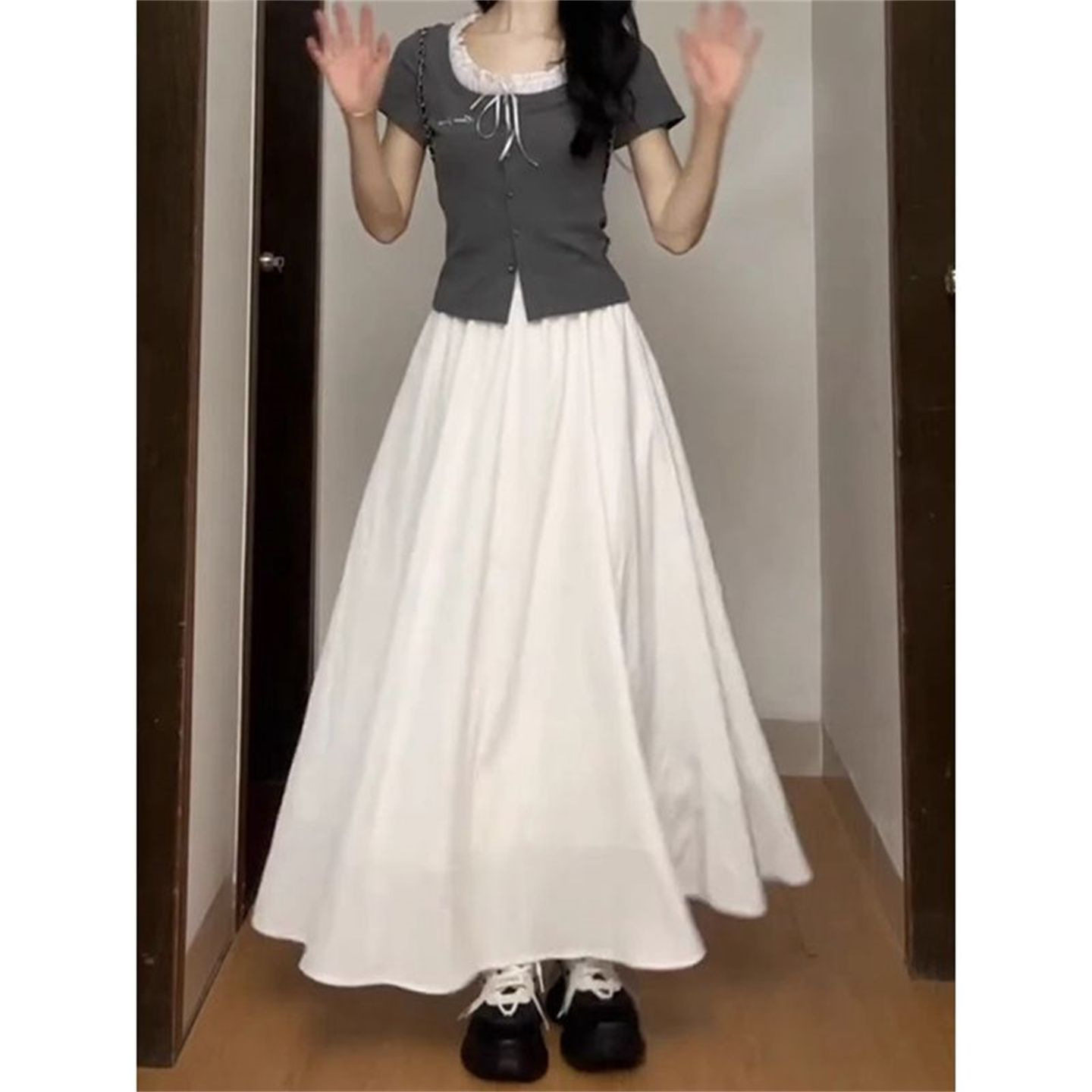 白色半身裙女春夏季2026新款半身裙