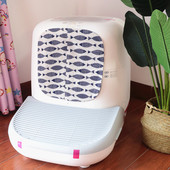 有陪猫塔猫砂盆防臭门帘防尘防带砂隐私保护猫厕所垃圾袋宠物用品