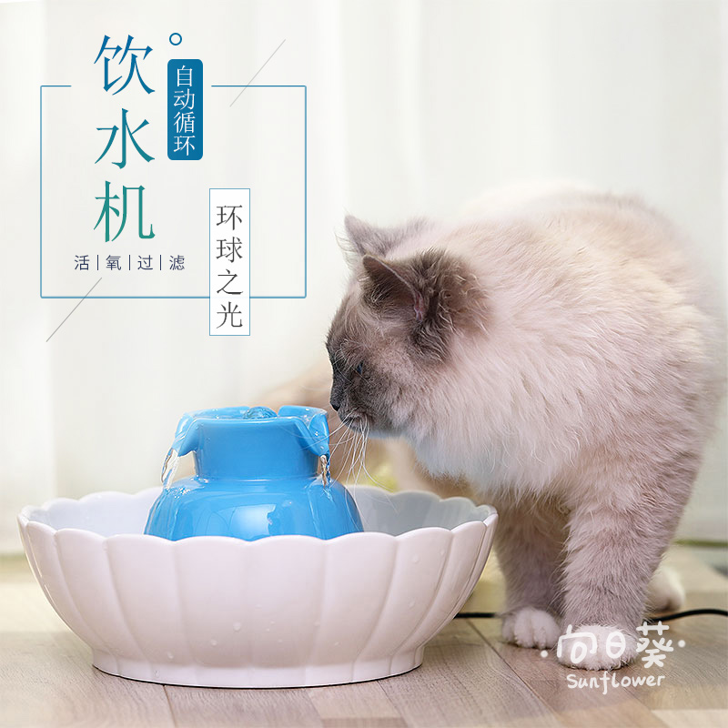 美国宠光环球之光宠物活氧喝水盆