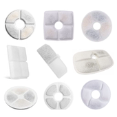 自动饮水机活性炭滤芯猫狗宠物饮水器过滤棉猫咪喂水器过滤网6片