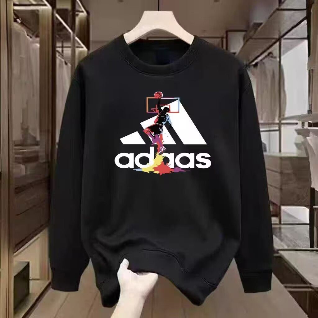 卫衣男纯棉春秋2026新款圆领长袖打底衫潮流百搭休闲秋冬加绒上衣