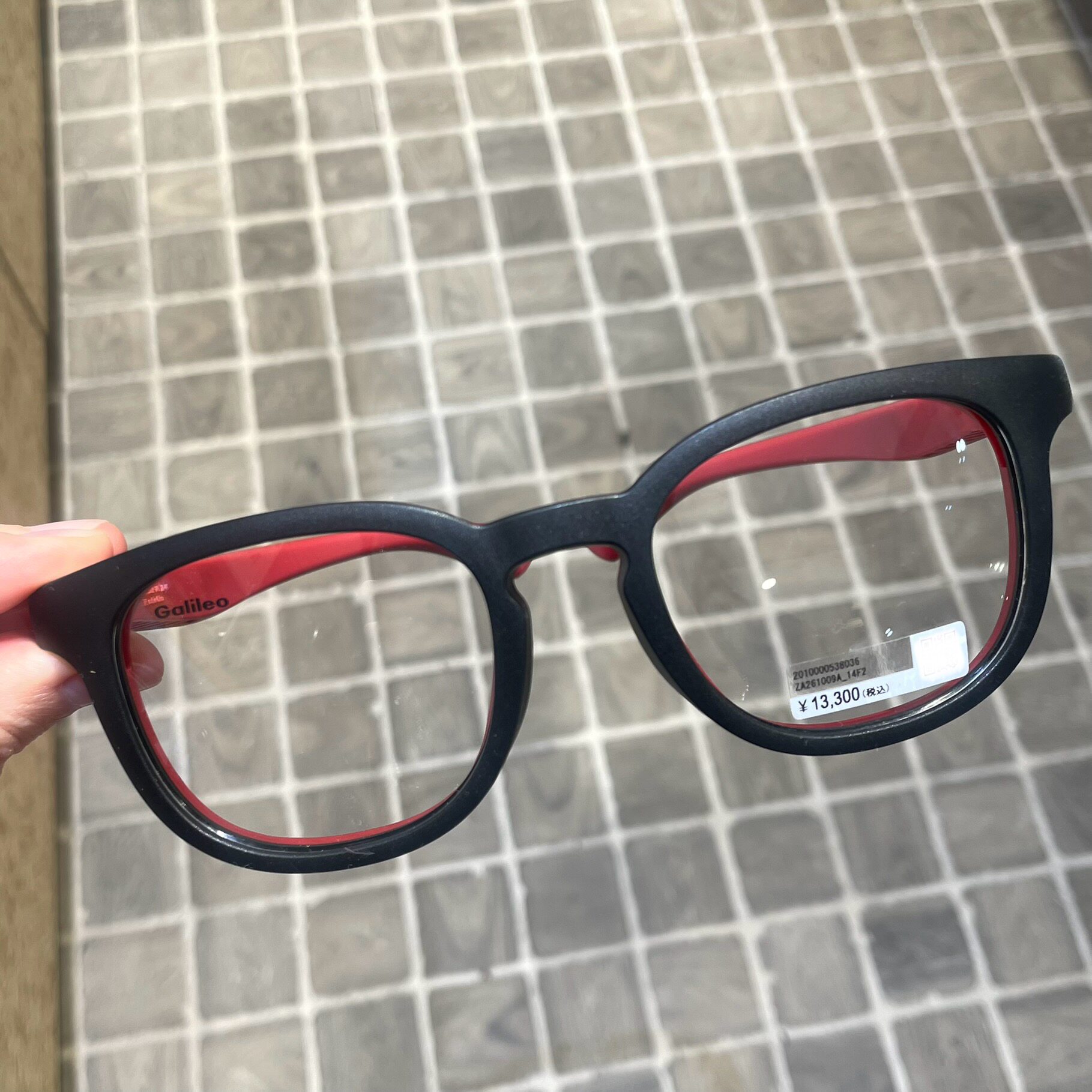 日本代购ZOFF 佐芙Galileo橡胶成型威灵顿ZA261009近视眼镜送镜片