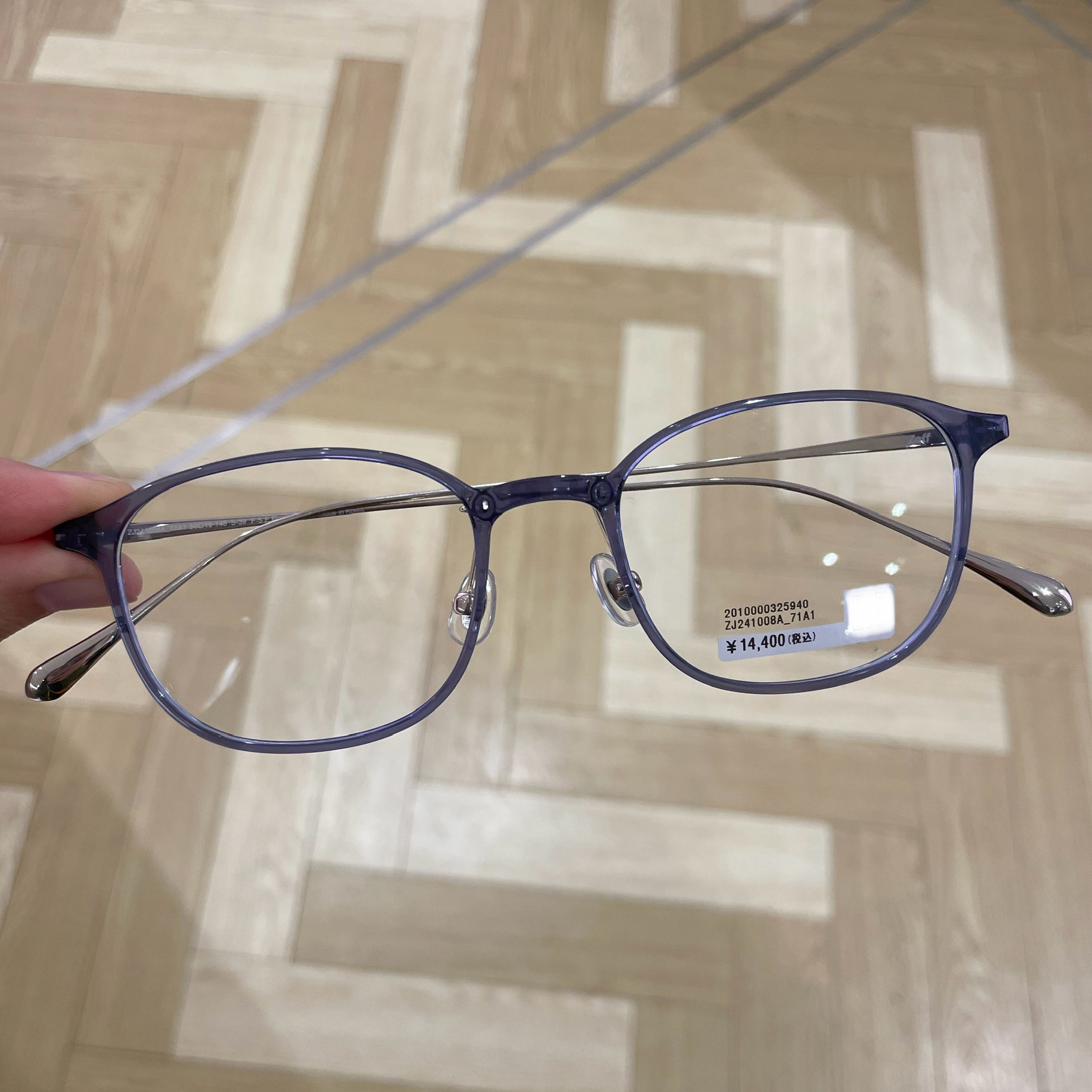 ZOFF男女方框塑料钛有鼻托眼镜框