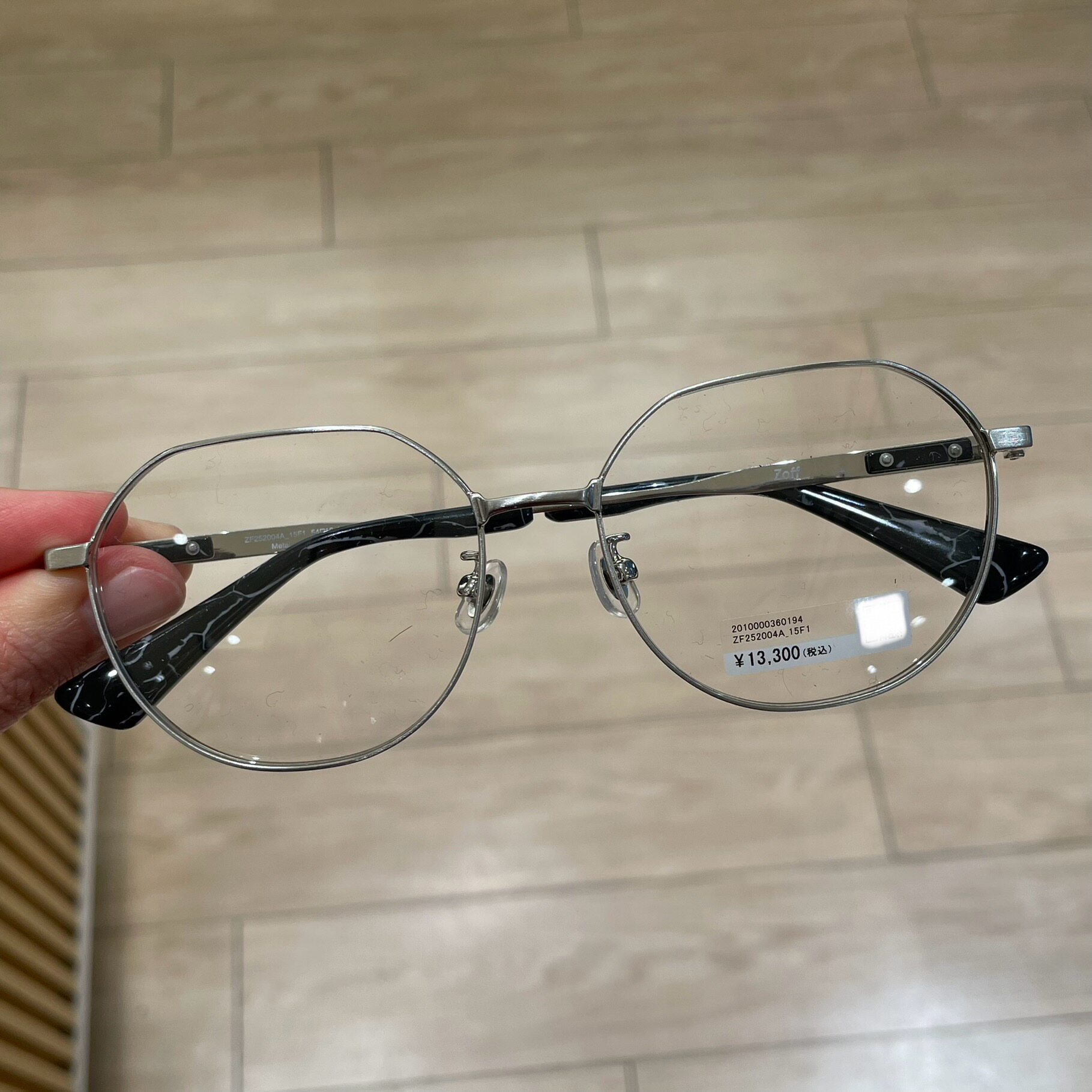 日本代购ZOFF 佐芙 CHIC惠灵顿 ZF252004多边复古近视眼镜送镜片