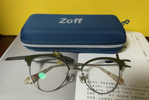 ZOFF女式猫眼金属有鼻托复古