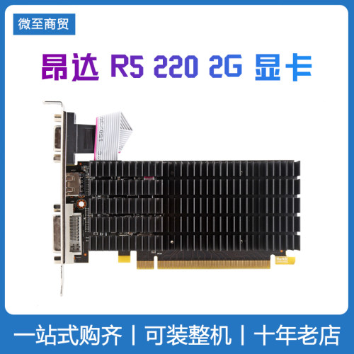 昂达 R5 220 典范 2GB显存 亮机显卡办公学习台式电脑独立显卡