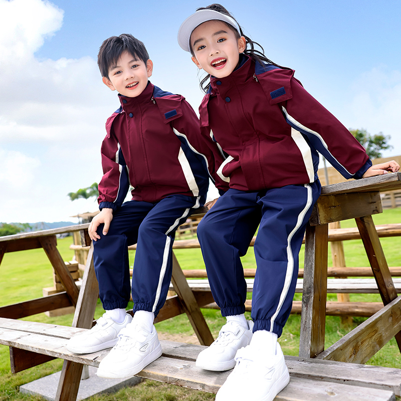 幼儿园服春秋装三件套英伦