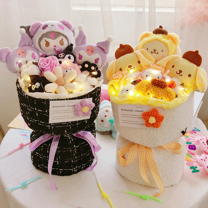 毕业季女童女孩子生日女儿创意实用露比loopy玩偶花束送女生儿童