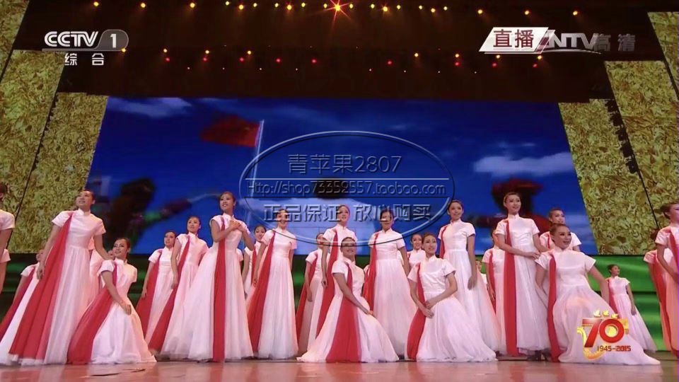 现代舞演出服古典舞蹈服装女合唱团天耀中华大合唱服