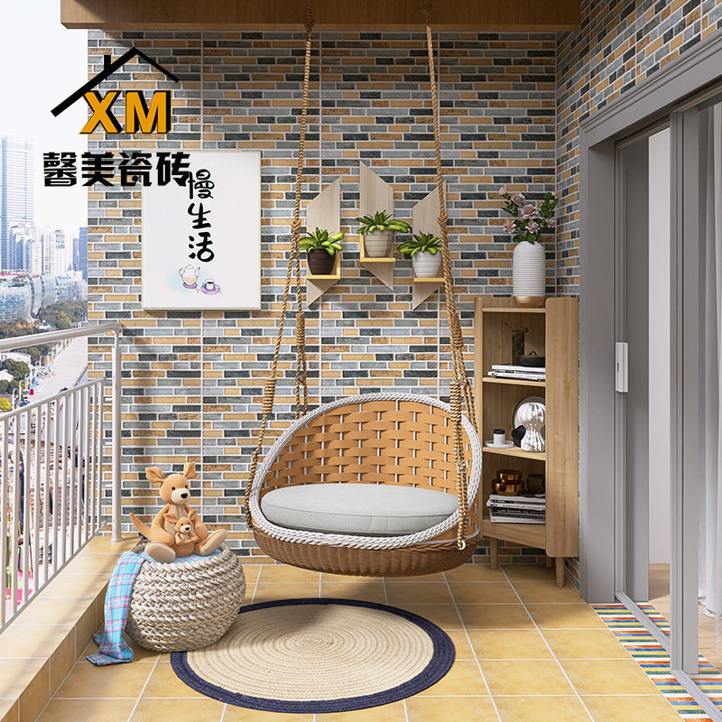 美式外墙文化石 室内文化砖 电视瓷砖背景墙 阳台庭院墙砖300 600