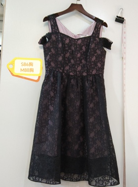 黑色印花连衣裙女装精品 咨询库存拍 只有S86胸