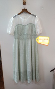 白色休闲简约显瘦连衣裙 100胸 咨询库存下单