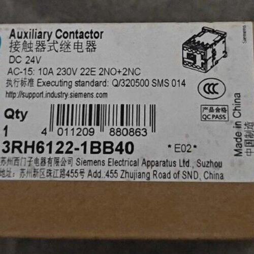 议价接触器3RH6122-1BB403rh6122-1bb403RH61221BB40