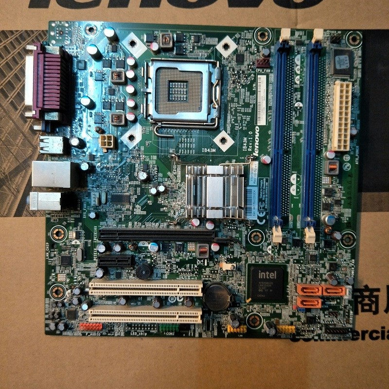 原装联想b43 ib43m rev:1.0主板775针集成显卡ddr3内存 11013086