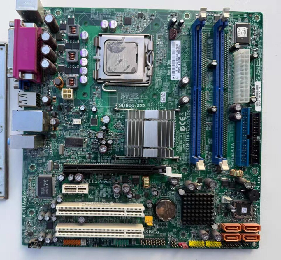 全新联想扬天M4600V主板L-I945GC 945GC-M2 945GZT-LM775集显DDR2