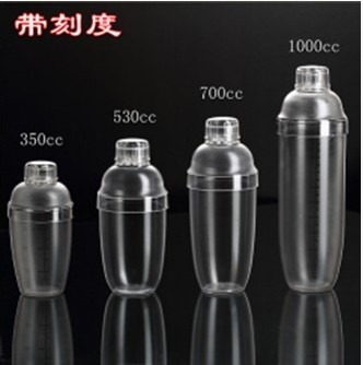 亚克力食品级PC雪克壶调酒器调酒器防摔