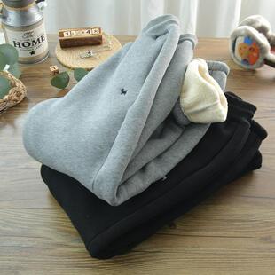 一条过冬~男童加绒厚绒卫裤长裤中大童学生仿羊驼绒保暖运动裤子